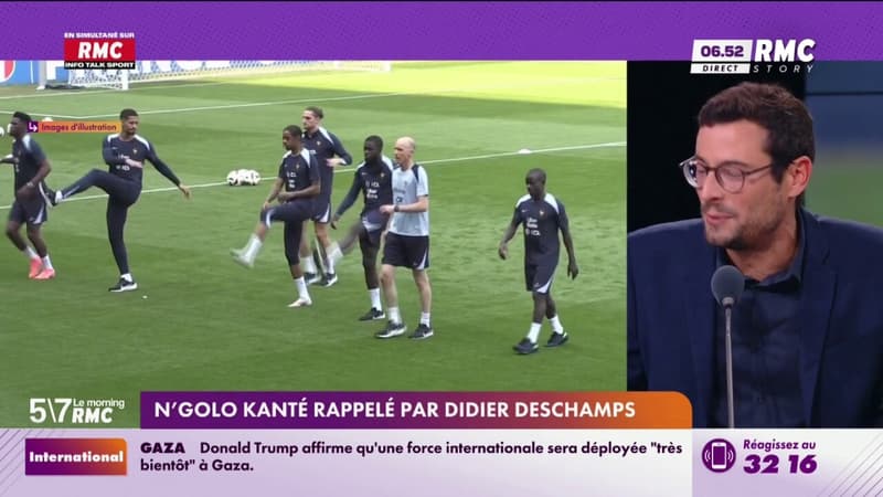 N'Golo Kanté rappelé par Didier Deschamps