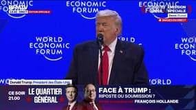 "Les gens sont très satisfaits de mes politiques" se félicitent Donald Trump devant le Forum économique de Davos