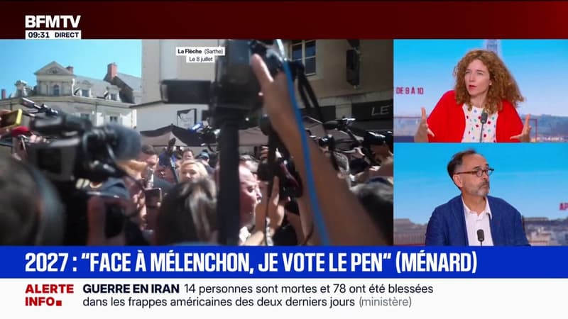 Candidature de Marine Le Pen: "Elle a eu raison", estime Robert Ménard