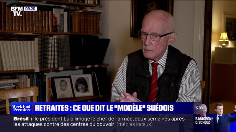Retraites: Karl Gustaf-Scherman, qui a porté l'âge légal à 65 ans en Suède, invite Emmanuel Macron 