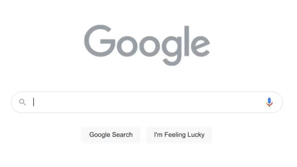 Le logo Google a été grisé en hommage à la reine 