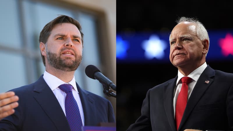 États-Unis: les candidats à la vice-présidence J.D. Vance et Tim Walz débattront le 1er octobre