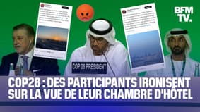 COP28 à Dubaï: Des participants publient des photos de leurs chambres d’hôtel avec vue sur des usines d'hydrocarbures 