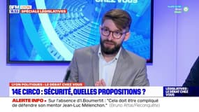 Sécurité: "il y a un laxisme qui est évident" pour Damien Monchau, candidat du Rassemblement National dans la 14e circonscription du Rhône