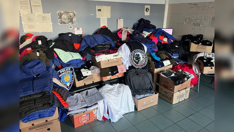 La valeur marchande des vêtements saisis s'élève à 70.000 euros.