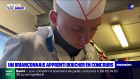 Hautes-Alpes: un Briançonnais en lice pour le titre de meilleur apprenti boucher de France