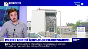 Policier agressé à Rive-de-Gier : 8 arrestations