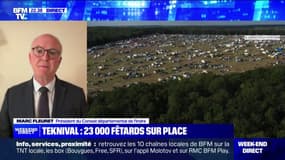 Teknival: "On pense que ce sera la soirée la plus délicate en termes d'incidents", affirme Marc Fleuret, président du Conseil départemental de l'Indre