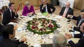 Les dirigeants du G7 réunis à Bruxelles, le 4 juin 2014.