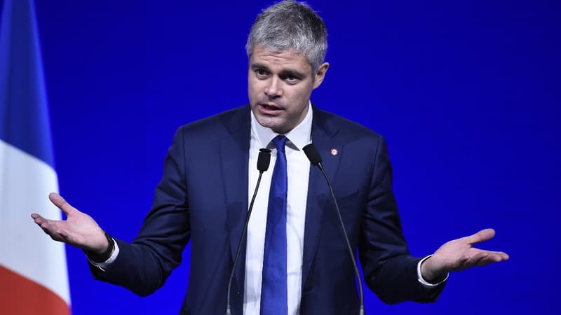 Laurent Wauquiez au Conseil national des Républicains.