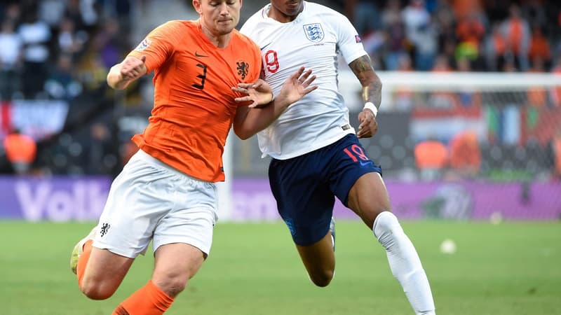 Matthijs De Ligt et Marcus Rashford à la lutte