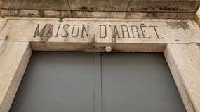 Cette photo montre l'entrée de la prison d'Ajaccio, sur l'île méditerranéenne de Corse (France), le 7 mai 2025. La prison d'Ajaccio a été construite en 1870 et ouverte en 1878, c'est l'une des plus anciennes prisons françaises encore en activité. (Photo d'illustration)