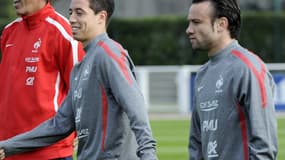 Samir Nasri et Mathieu Valbuena