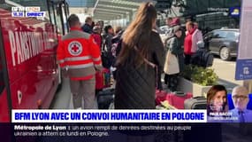 BFM Lyon avec un convoi humanitaire en Pologne