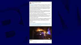 Un incendie s'est déclaré dans un immeuble à Nîmes dans la nuit du mardi au mercredi 12 février.