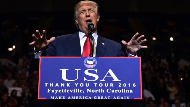 Donald Trump a vanté les effets de son élection sur l'économie américaine.
