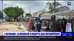 Hyères: le marché de l'Ayguade s'adapte aux intempéries