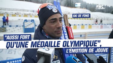 Ski de fond : "C’est aussi fort qu’une médaille olympique", l’émotion de Jouve, qui ne s’imaginait pas gagner