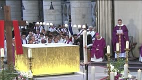 Les obsèques du père Jacques Hamel, célébrées en la cathédrale de Rouen ce mardi. 
