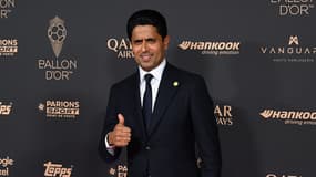 Nasser al-Khelaïfi, le président du PSG, lors de la cérémonie du Ballon d'or à Paris, le 22 septembre 2025