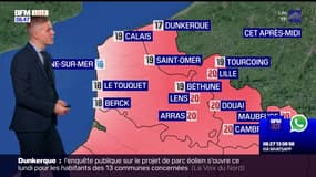 Météo Nord: de la pluie attendue ce lundi, 17°C à Lille