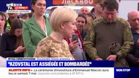 Iryna Verechtchouk, vice-première ministre ukrainienne: "150 personnes ont été évacuées d'Azovstal et il reste beaucoup de civils"