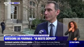 Laurent Jacobelli à propos des sanctions contre Grégoire de Fournas: "J'espère que ce sera un débat serein, qu'il ne s'agira pas d'un procès stalinien"