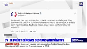 Seine-et-Marne: la préfecture dénonce des tags antisémites