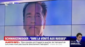 Dans une vidéo publiée sur les réseaux sociaux, l'acteur et ancien gouverneur Arnold Schwarzenegger souhaite "dire la vérité aux russes"