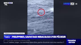 Le sauvetage miraculeux d'un pêcheur au large des Philippines 