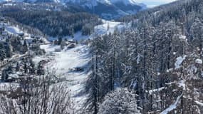 La station de ski de Valberg, en janvier 2023