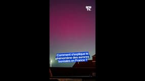 Comment expliquer la présence d'aurores boréales en France ?