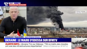 Les tirs russes sur Odessa "ont visé des dépôts de carburant", selon de le maire de la ville invité sur BFMTV