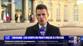 Emmanuel Macron reçoit les chefs de parti à l'Élysée pour évoquer la guerre en Ukraine 