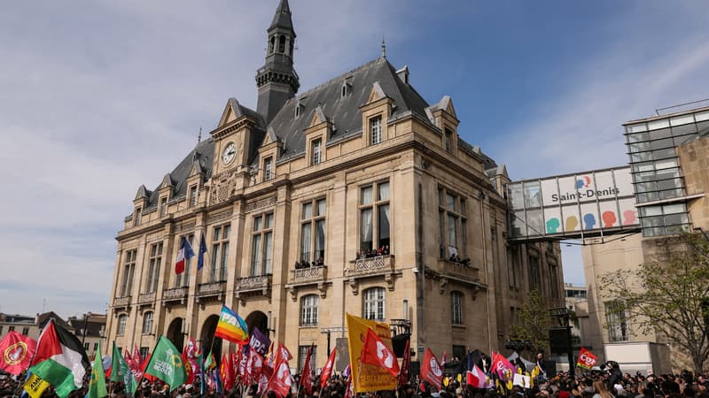 Plusieurs milliers de personnes réunies à Saint-Denis contre le racisme, en soutien au maire Bally Bagayoko