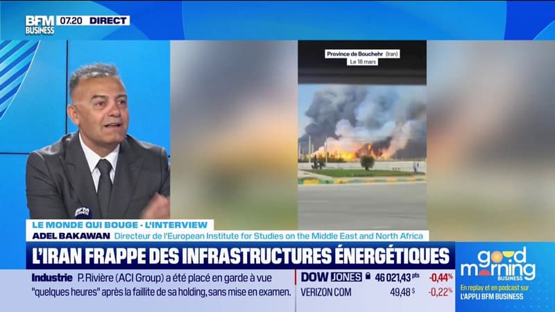 L'Iran frappe des infrastructures énergétiques