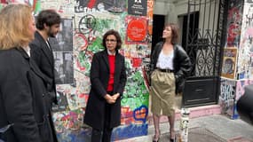 La Maison Serge Gainsbourg a été labellisée "Maison des illustres" en présence de la ministre de la Culture, Rachida Dati, et de Charlotte Gainsbourg.