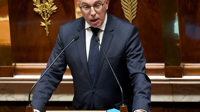 Le député Les Républicains et maire de Nice Eric Ciotti, le 7 octobre 2019 à l'Assemblée nationale