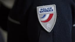 Un écusson de la police nationale (image d'illustration)