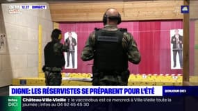Digne-Les-Bains: les réservistes de la gendarmerie se préparent pour l'été