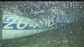 L'épave de l'avion
