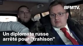Le FSB diffuse les images de l'arrestation d'un diplomate russe accusé de "trahison"