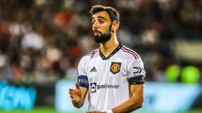 Bruno Fernandes avec Manchester United en septembre 2022.