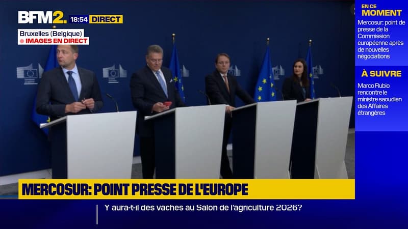 Accord UE-Mercosur: "On envisage un vote vendredi", dit la Commission européenne