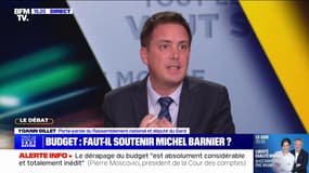 Budget: "Si le gouvernement prend des mesures qui vont à l'encontre de l'intérêt général (...) nous serions en capacité de censurer", assure Yoann Gillet (RN)