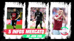 Tonali, Thuram, Rice... Les 5 infos mercato du 22 juin à 20h