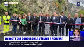 Tempête Alex: la route des Gorges de la Vésubie a rouvert