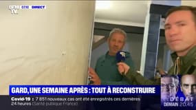 "14 ans de vie dans cette maison se sont retrouvés dehors": une semaine après les inondations dans le Gard, Frédéric, habitant d'Aigues-Vives, doit tout reconstruire