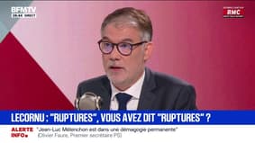 Les Républicains "sont plus nombreux dans les tribunaux qu'à l'Assemblée", lance Olivier Faure