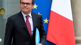 Thomas Thévenoud à la sortie du conseil des ministres, le 27 août 2014.